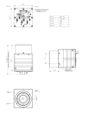 9Modulo de cámara de infrarrojos de 0,1 mm
