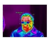 Cámara sin enfriar de la toma de imágenes térmica de la voz FPA del enfoque electrónico en tiempo real 2× para la medida de la temperatura del cuerpo