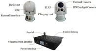 sistema de vigilancia 1920x1080 de la gama larga de 15W DC12V EO IR con la cámara termal