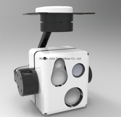 cardán aerotransportado EO/IR de la cámara termal sin enfriar de los 8μM~14μM Three Axis LWIR